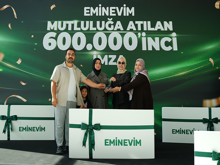 EM�NEV�M'�N TESL�MAT SAYISI 600 B�NE ULA�TI
